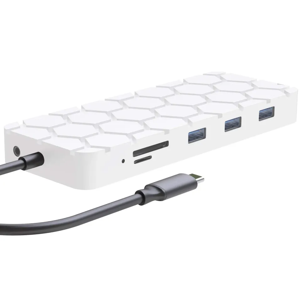 Guanda GD2 hub USB-C 13 in 1 argento 4K