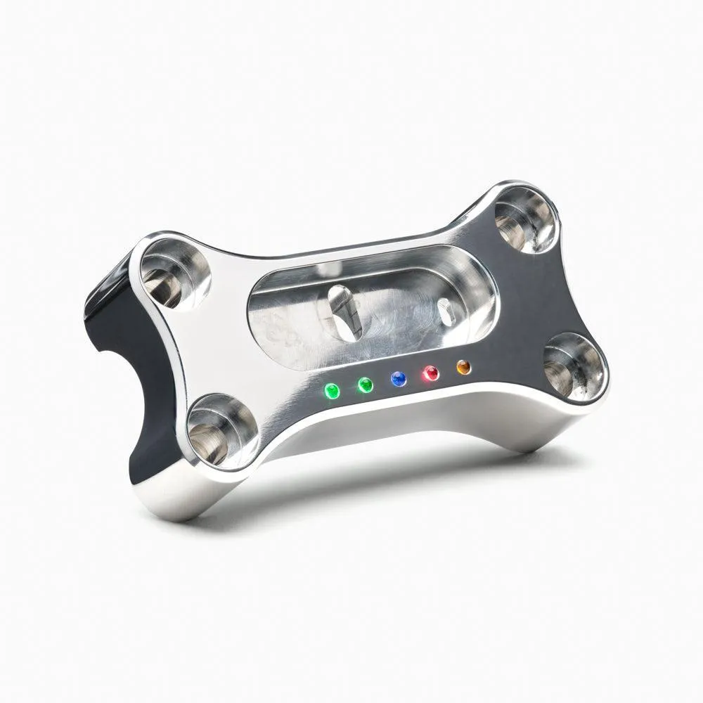 Motogadget motoscope mini morsetto manubrio 22mm nero lucido