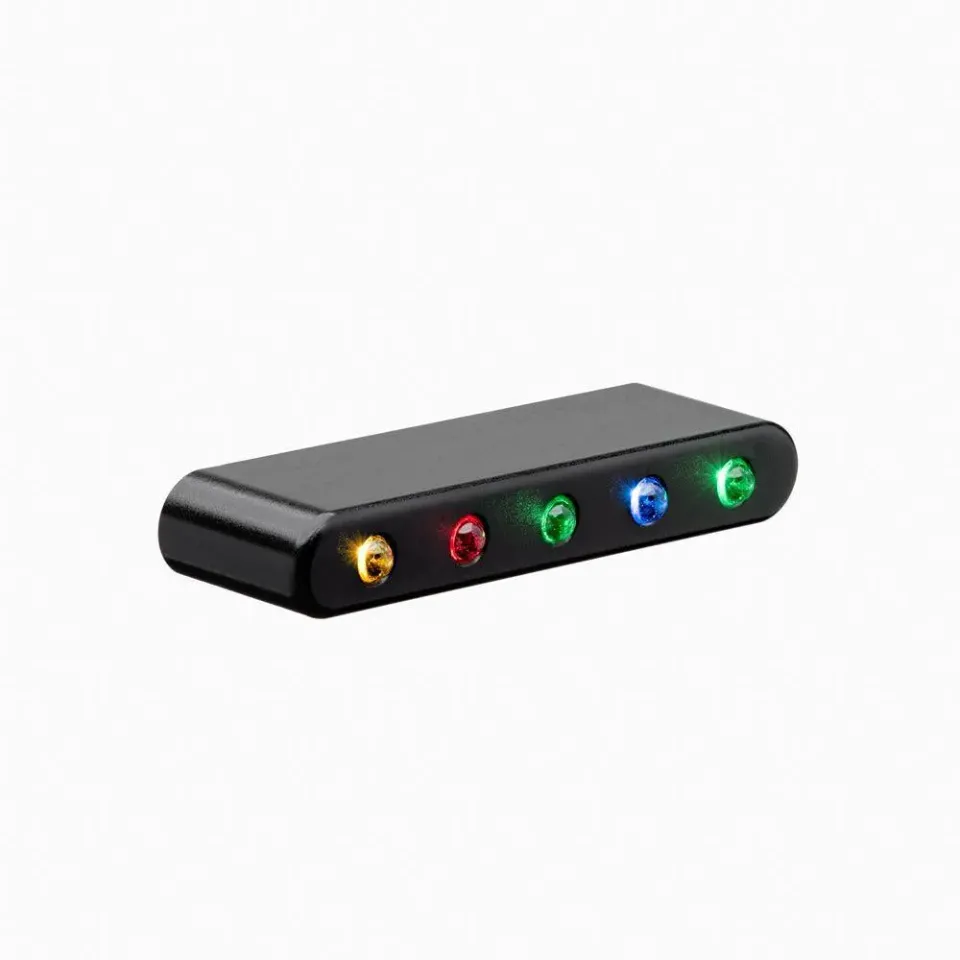 Motogadget Motosign Mini Spia LED Motoscope Mini Nero Lucido