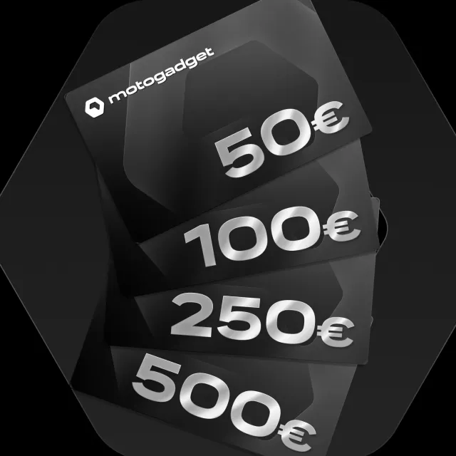 Motogadget buono regalo 50€ per accessori moto