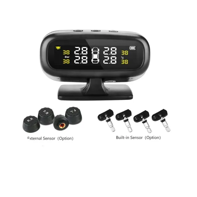 Jansite Solar TPMS monitor pressione pneumatici solare