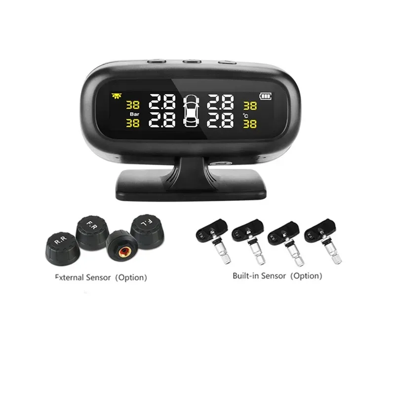 Jansite Solar TPMS monitor pressione pneumatici solare