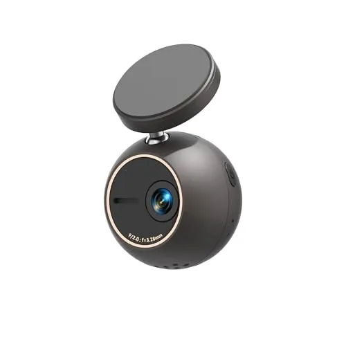 Kawa Mini ORB dash cam 2K nera controllo vocale