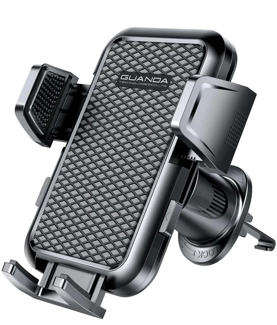Guanda Ventilazione supporto telefono auto bocchetta nero