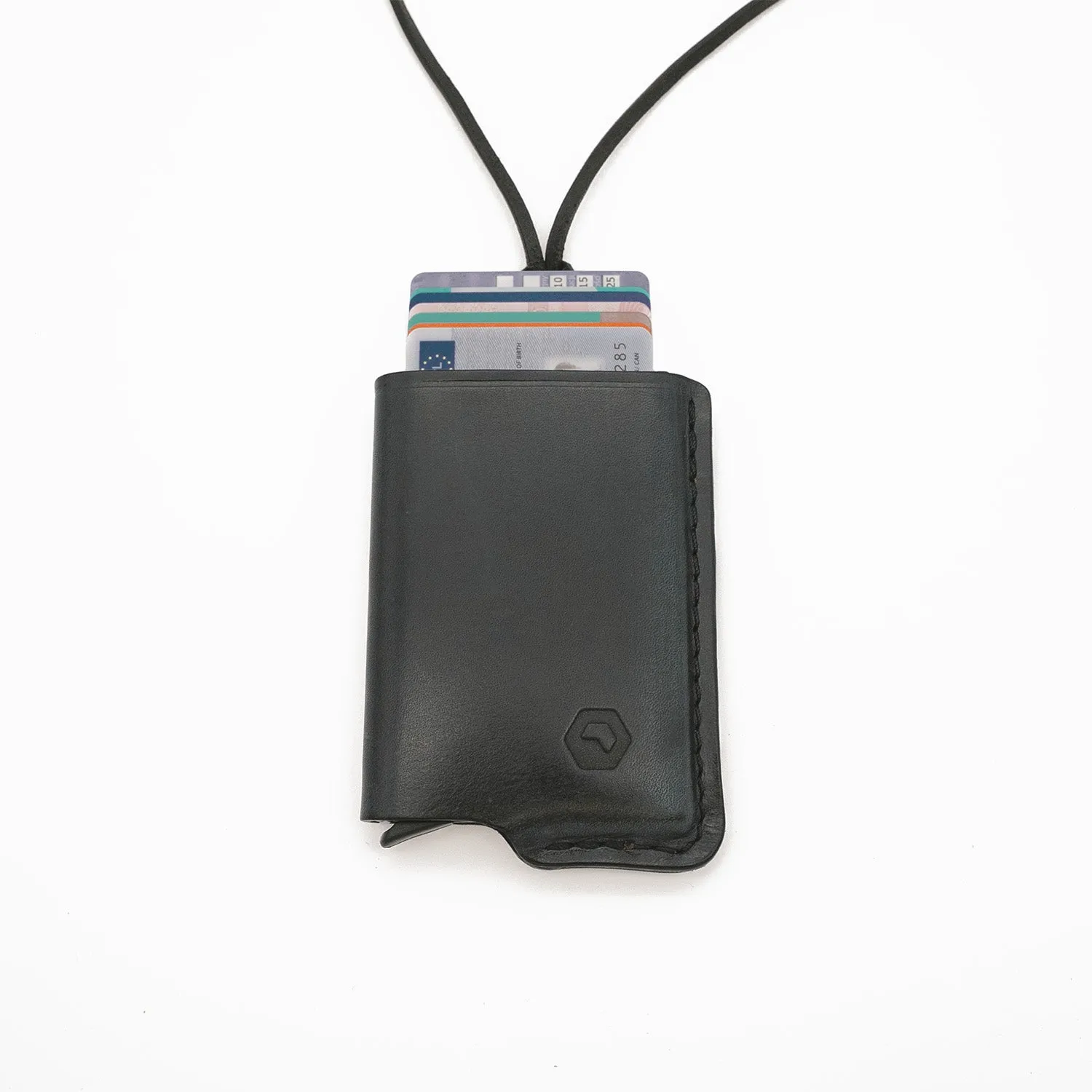 Motogadget mo.card portacarte pelle nero 7 carte RFID