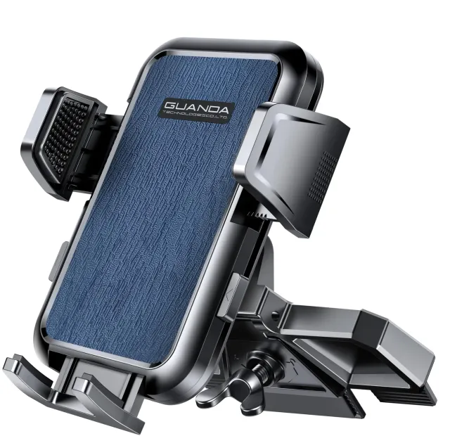Guanda Slot CD supporto cellulare auto blu 360° custodie spesse