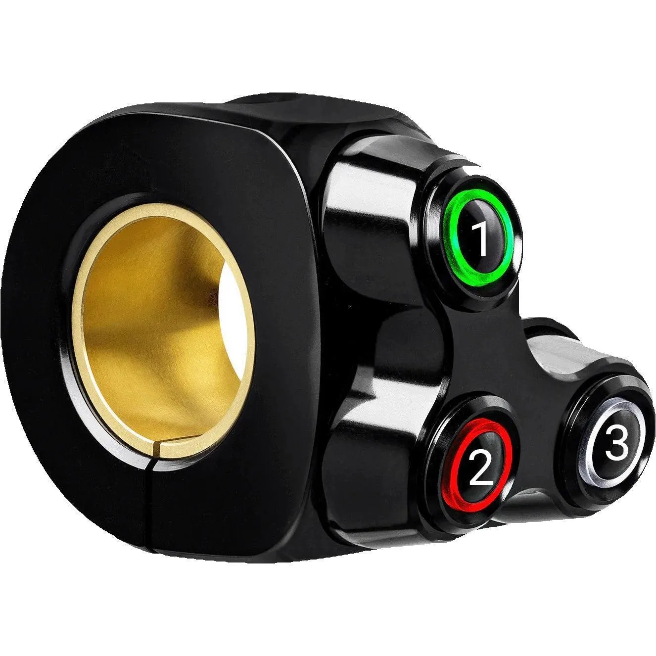 Motogadget mo.switch basic pulsantiera manubrio 3 tasti nero
