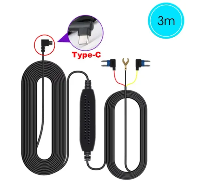 Jansite Hard Wire Kit Type-C alimentazione dash cam auto