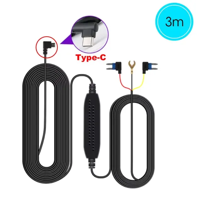 Jansite Hard Wire Kit Type-C alimentazione dash cam auto