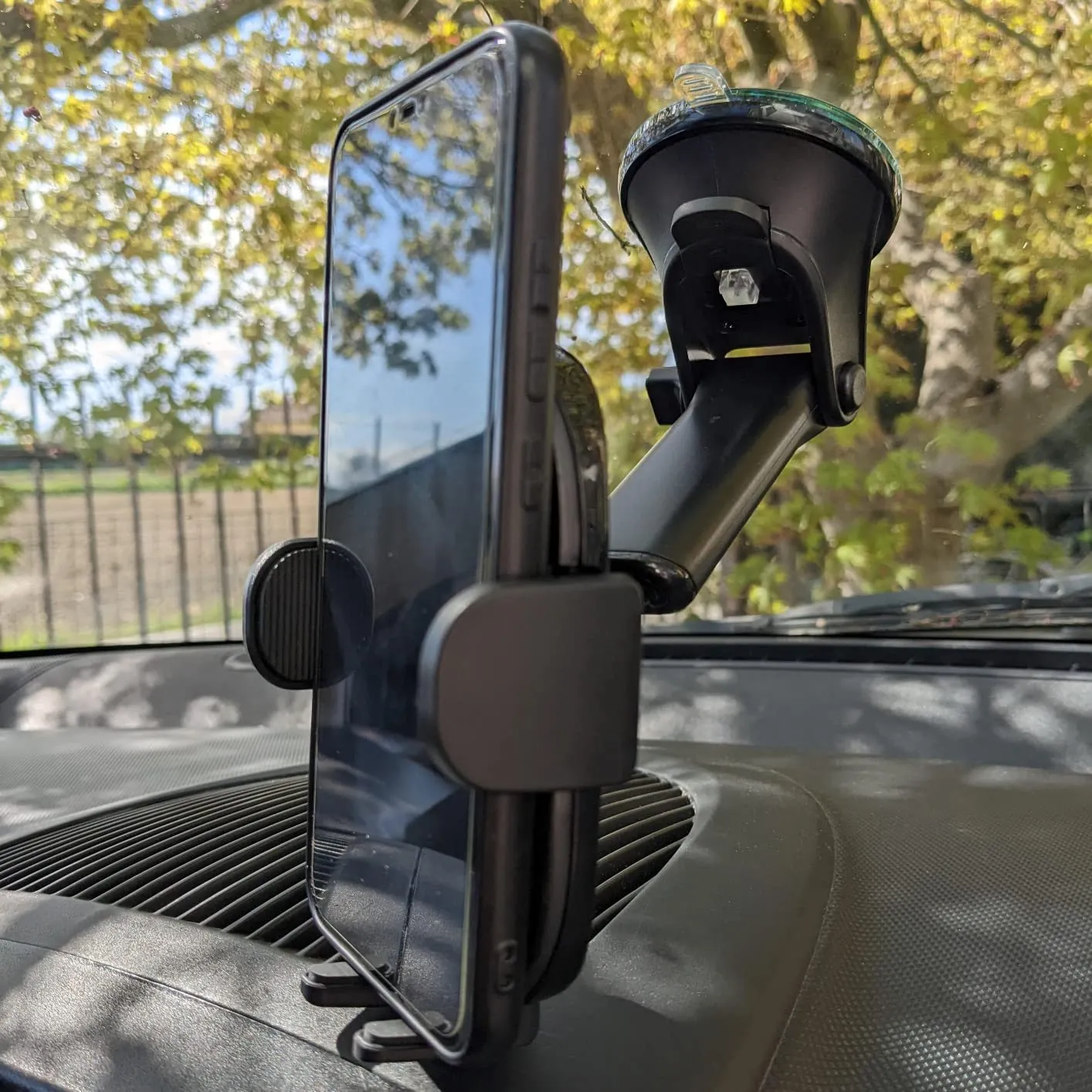 Guanda Supporto Telefono Auto Cruscotto Ventosa 3 in 1 Braccio 360