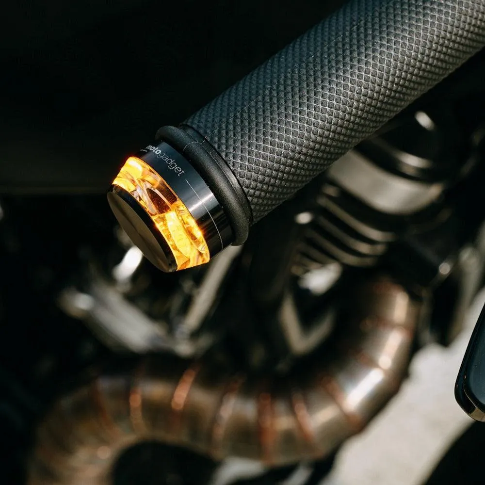Motogadget mo.blaze disc Freccia Manubrio LED Nero Lucido