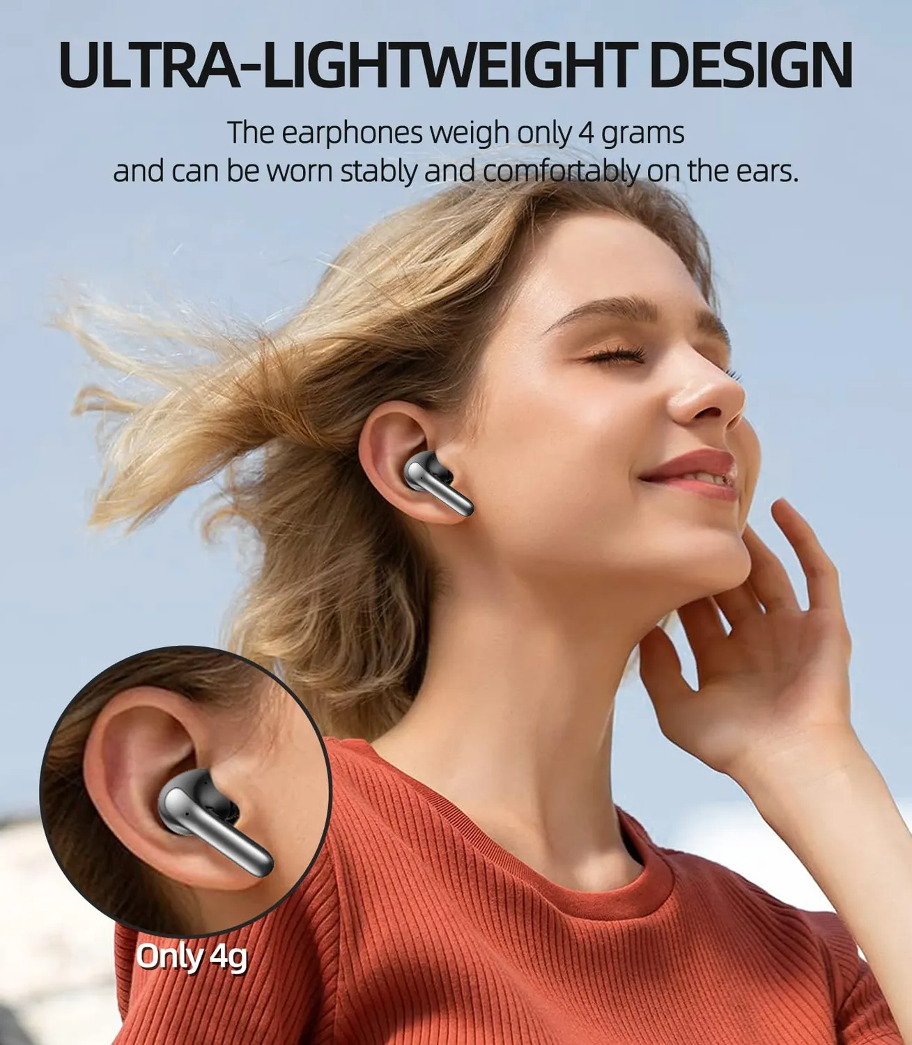 Guanda S42 auricolari wireless bluetooth IPX5 40 ore