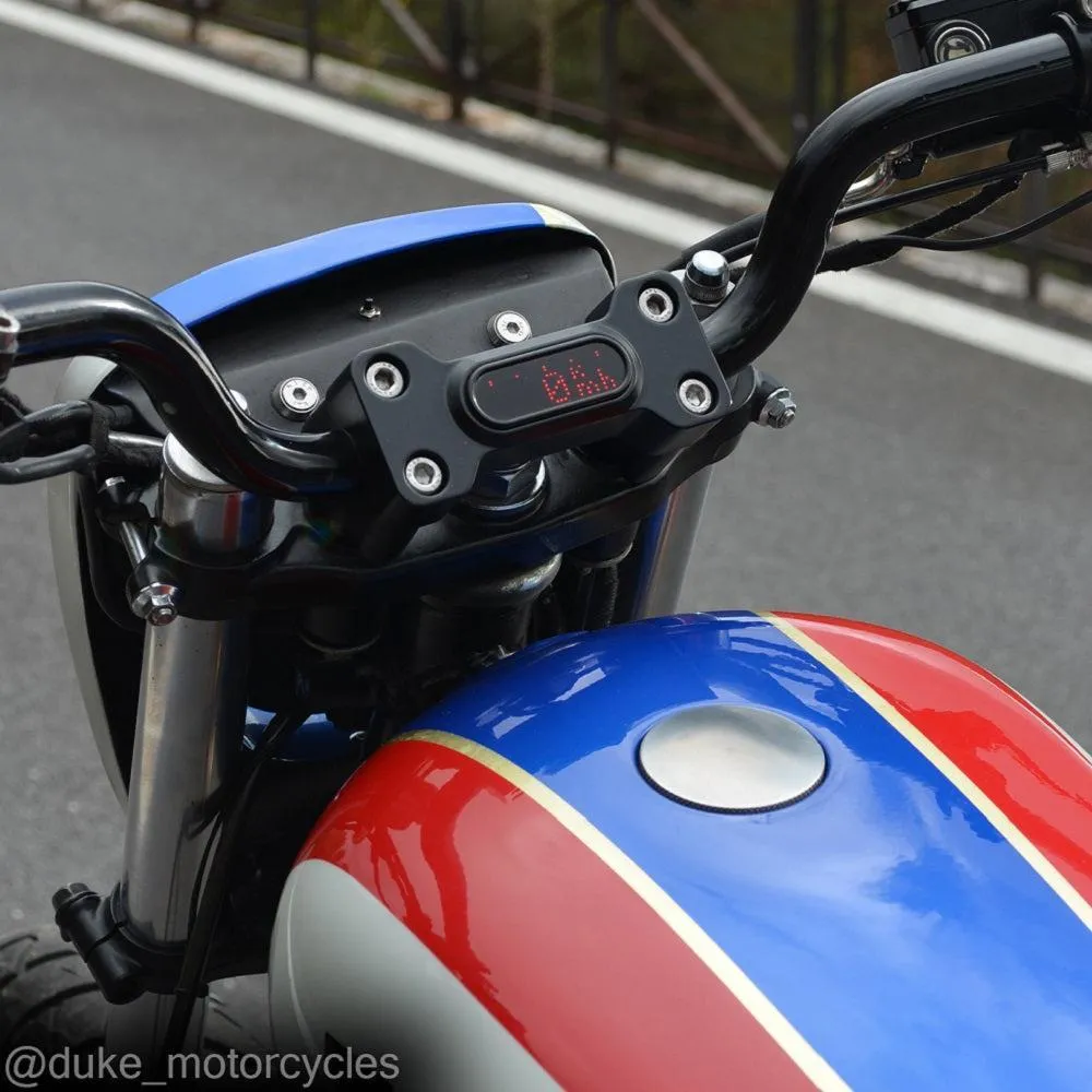 Motogadget motoscope mini cruscotto digitale nero lucido LED