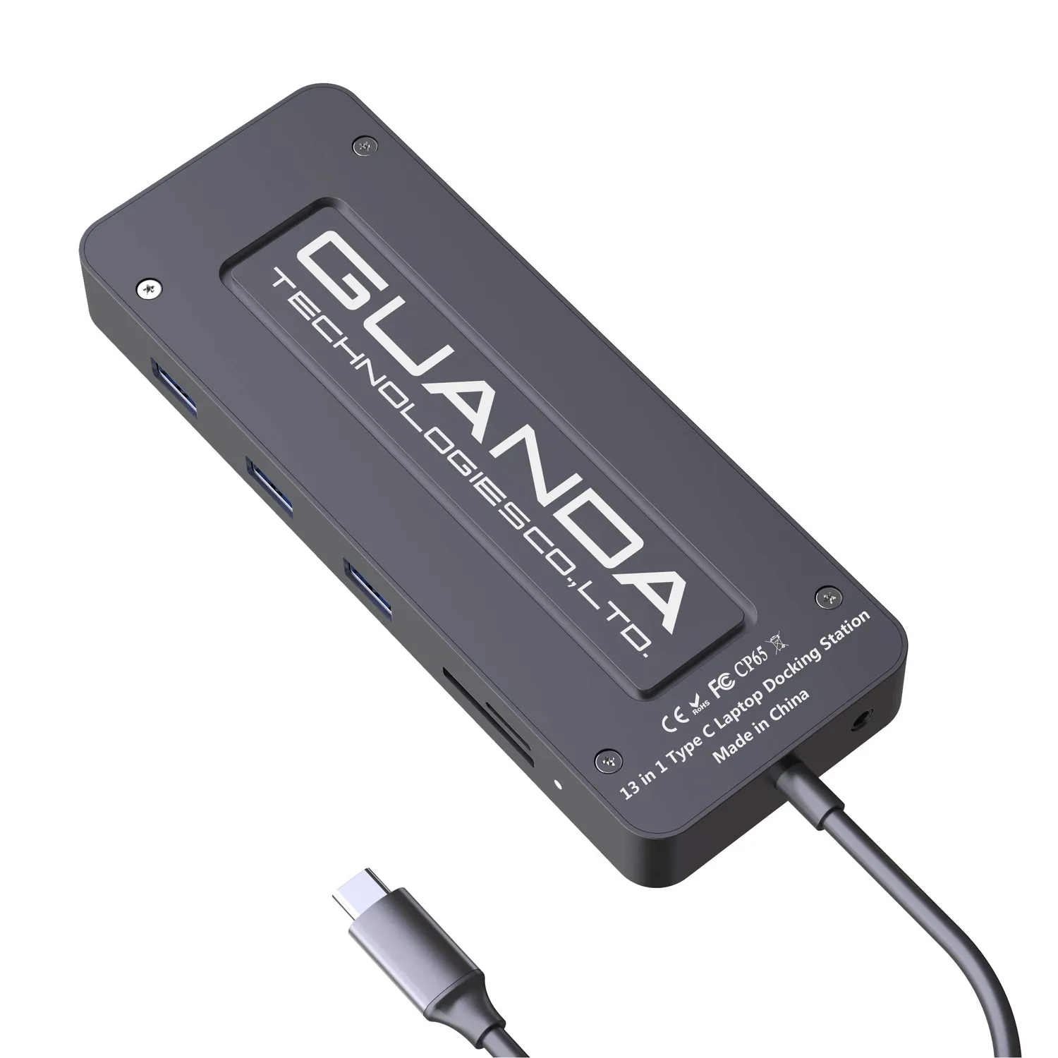 Guanda GD1 Hub USB-C 13 in 1 Nero Hub 4K