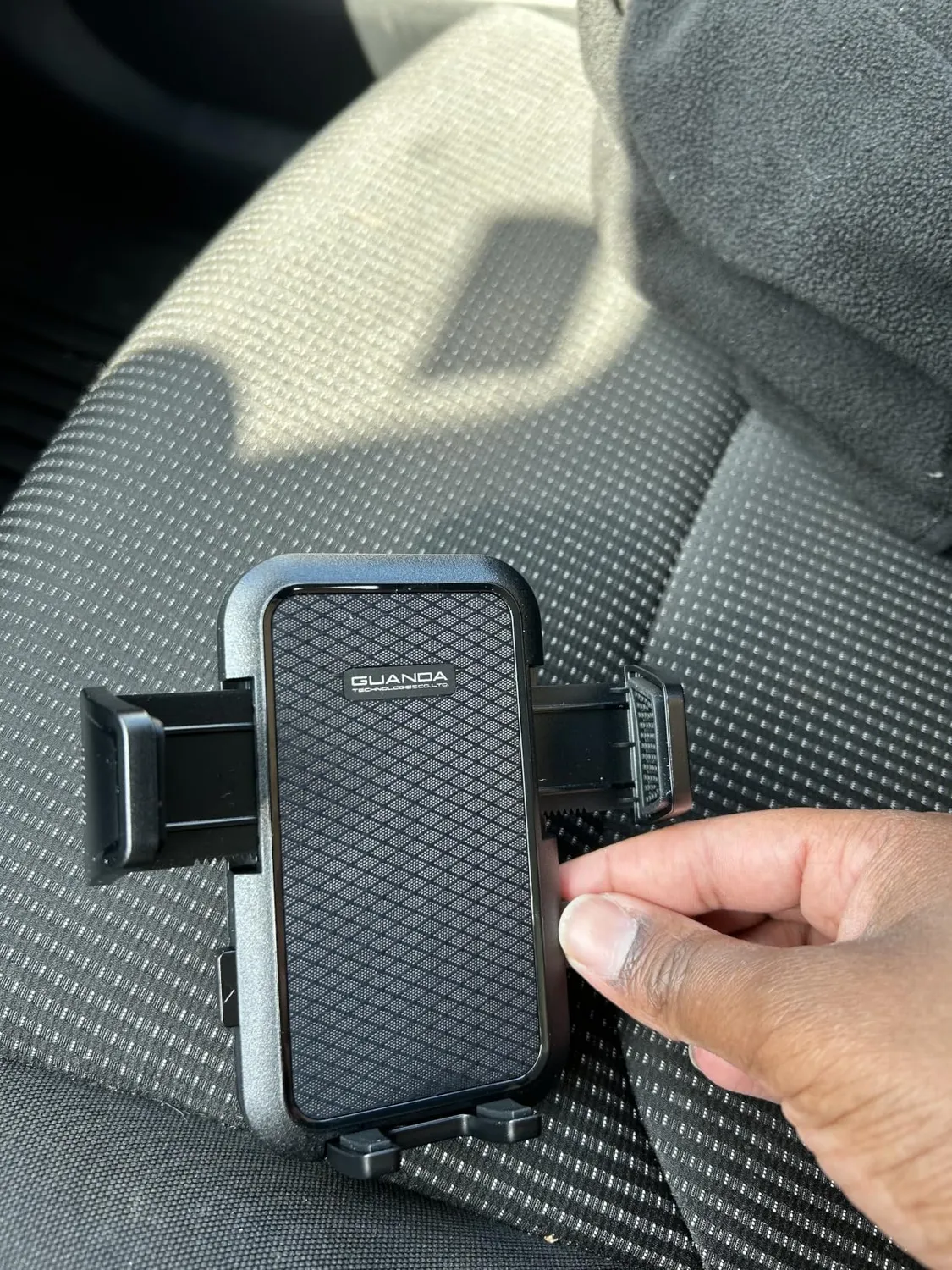 Guanda Ventilazione supporto telefono auto bocchetta nero