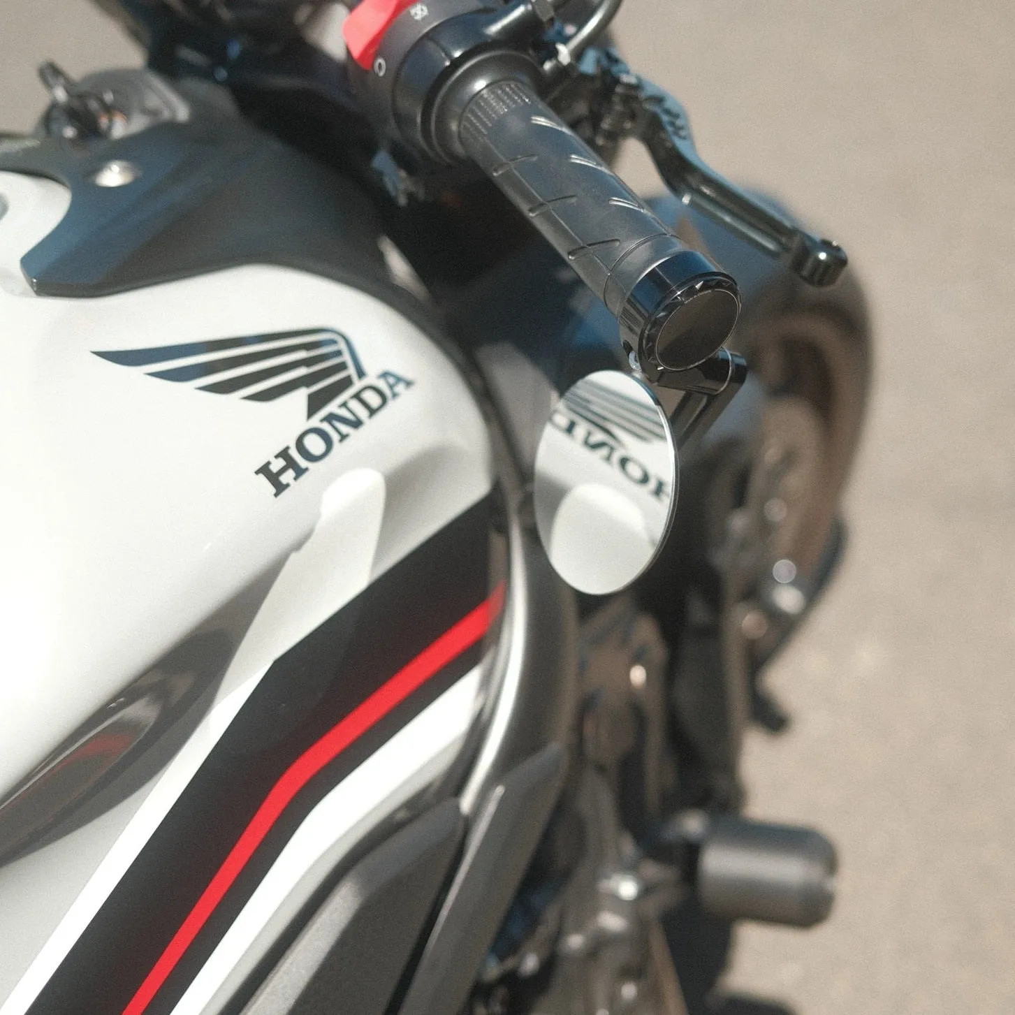 Motogadget mo.view 50 specchietto manubrio tondo nero