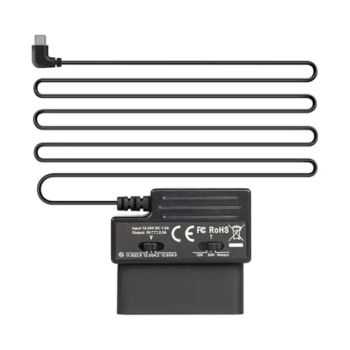 Kawa cavo alimentazione OBD dash cam Type-C 5V parcheggio