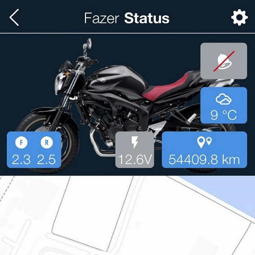 Motogadget mo.pressure sensori pressione pneumatici moto x2 bluetooth