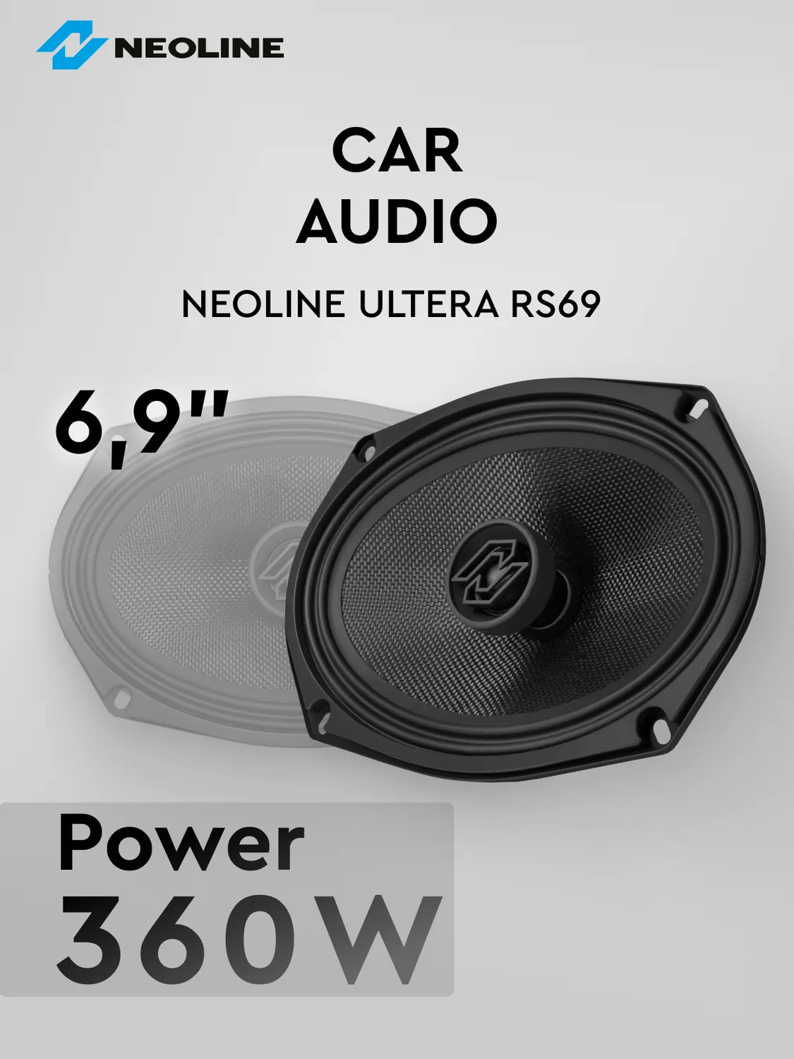 Neoline Ultera RS69 Casse Auto Coassiali 360W