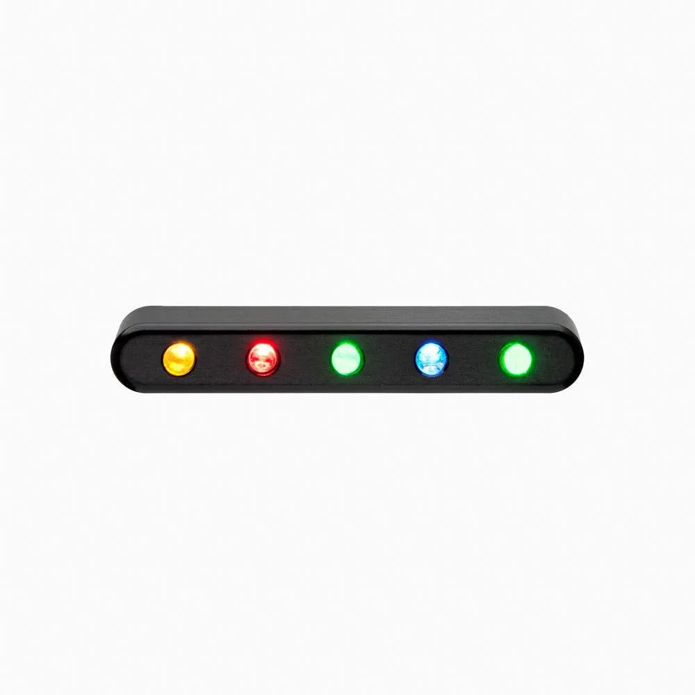 Motogadget Motosign Mini Spia LED Motoscope Mini Nero Lucido