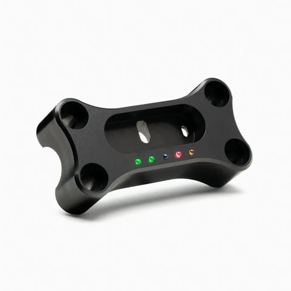 Motogadget motoscope mini morsetto manubrio 22mm nero lucido
