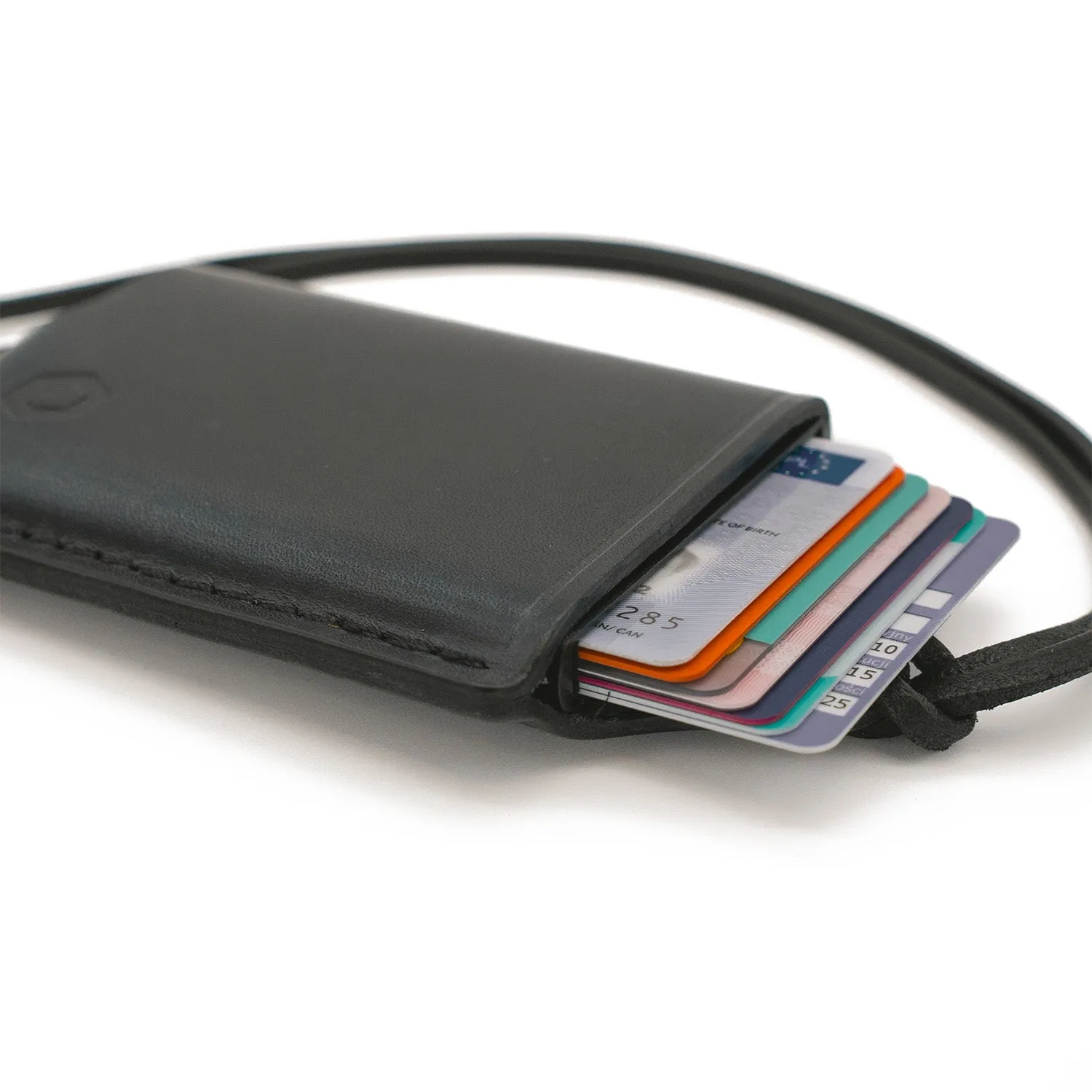 Motogadget mo.card portacarte pelle nero 7 carte RFID