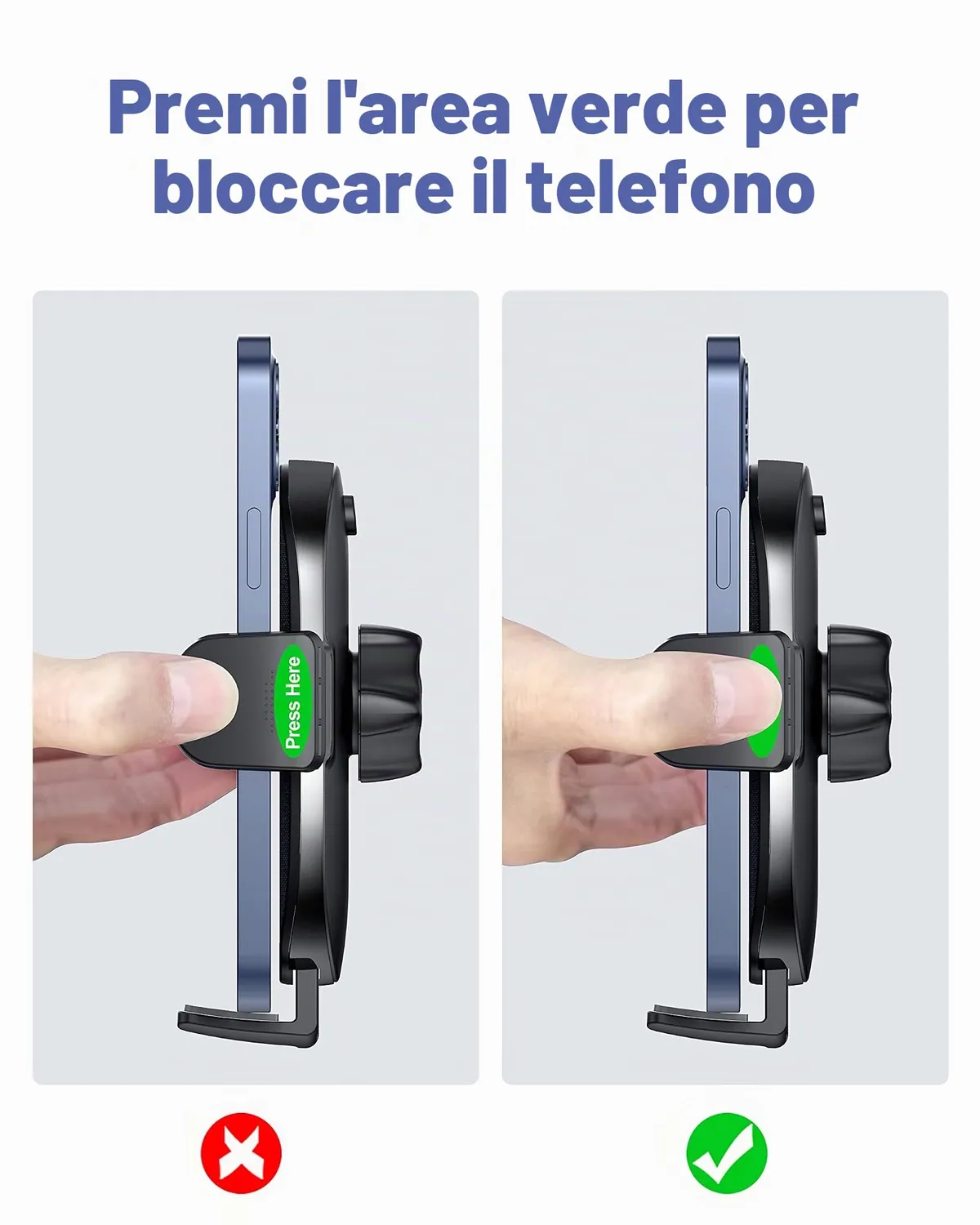 Guanda Supporto Telefono Auto Cruscotto Ventosa 3 in 1 Braccio 360
