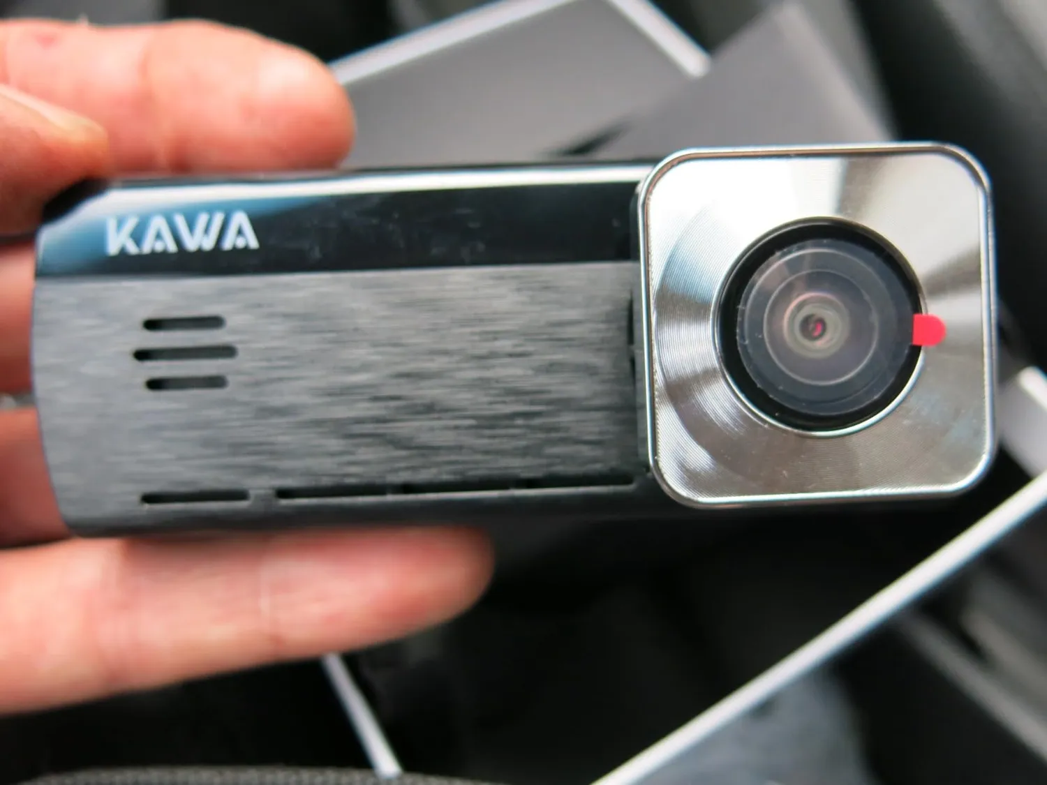 Kawa Mini Dashcam 4K Wi-Fi Vocale Carbone 64GB