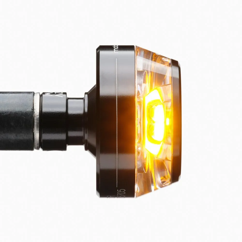 Motogadget mo.blaze disc Freccia Manubrio LED Nero Lucido
