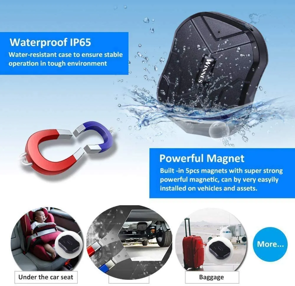 TKSTAR Winnes TK905-4G localizzatore GPS magnetico 5000mAh
