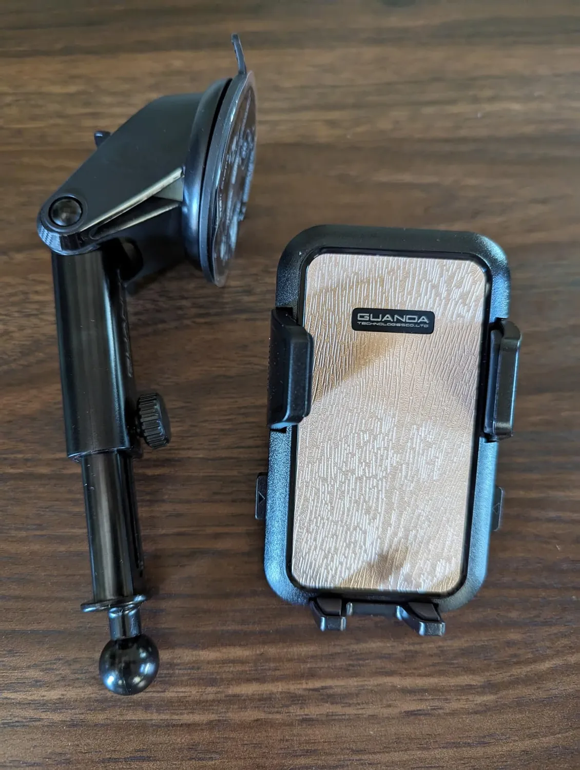 Guanda supporto telefono auto cruscotto oro ventosa