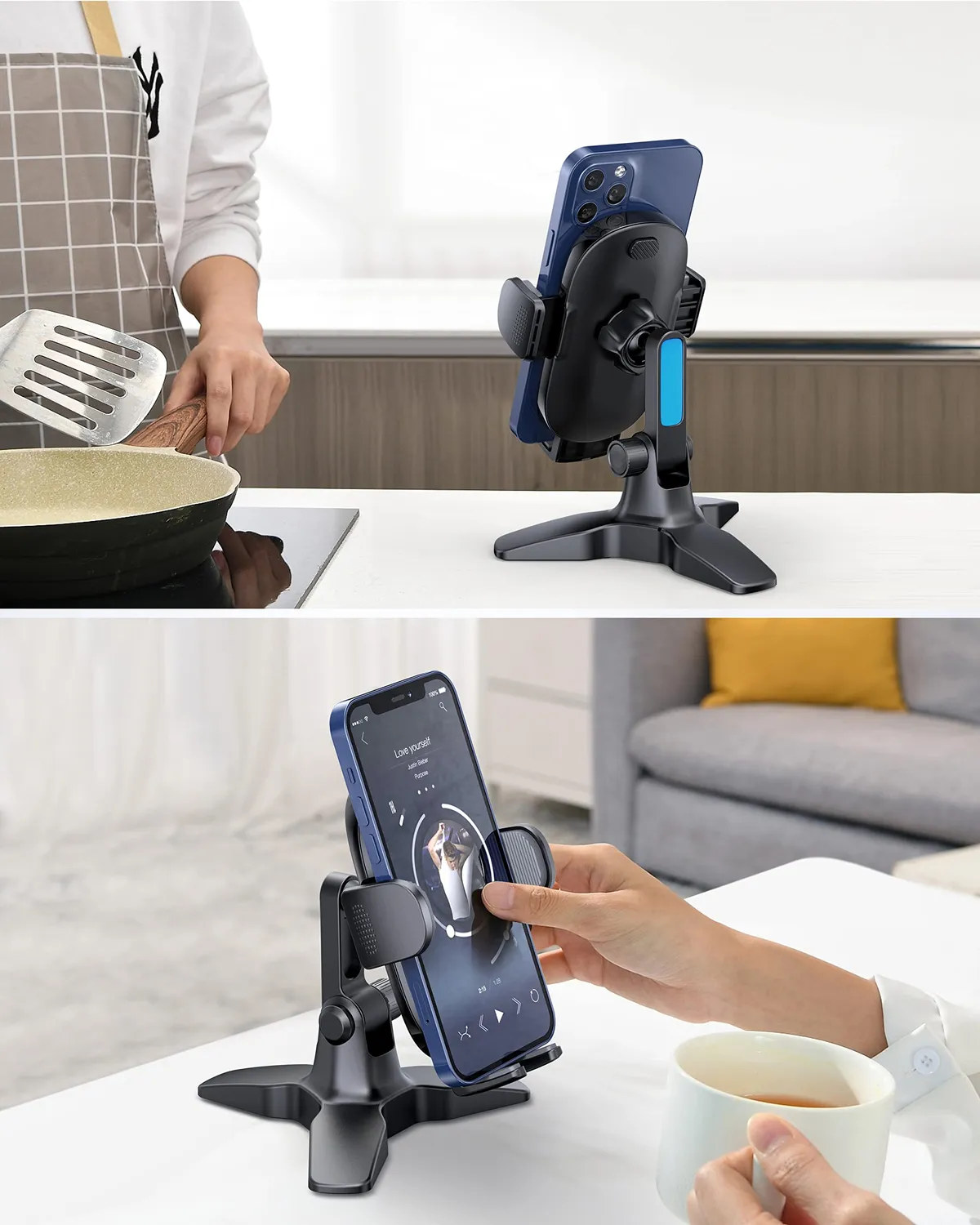 Guanda Dock supporto smartphone scrivania one-touch regolabile