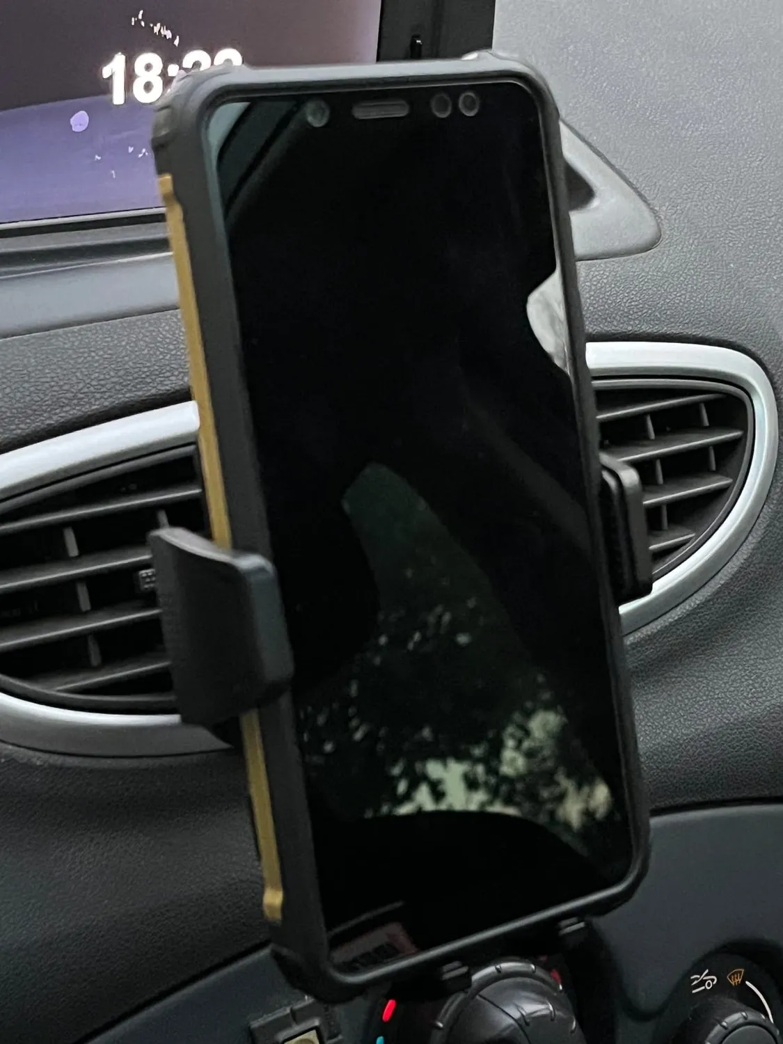 Guanda Ventilazione supporto telefono auto bocchetta nero