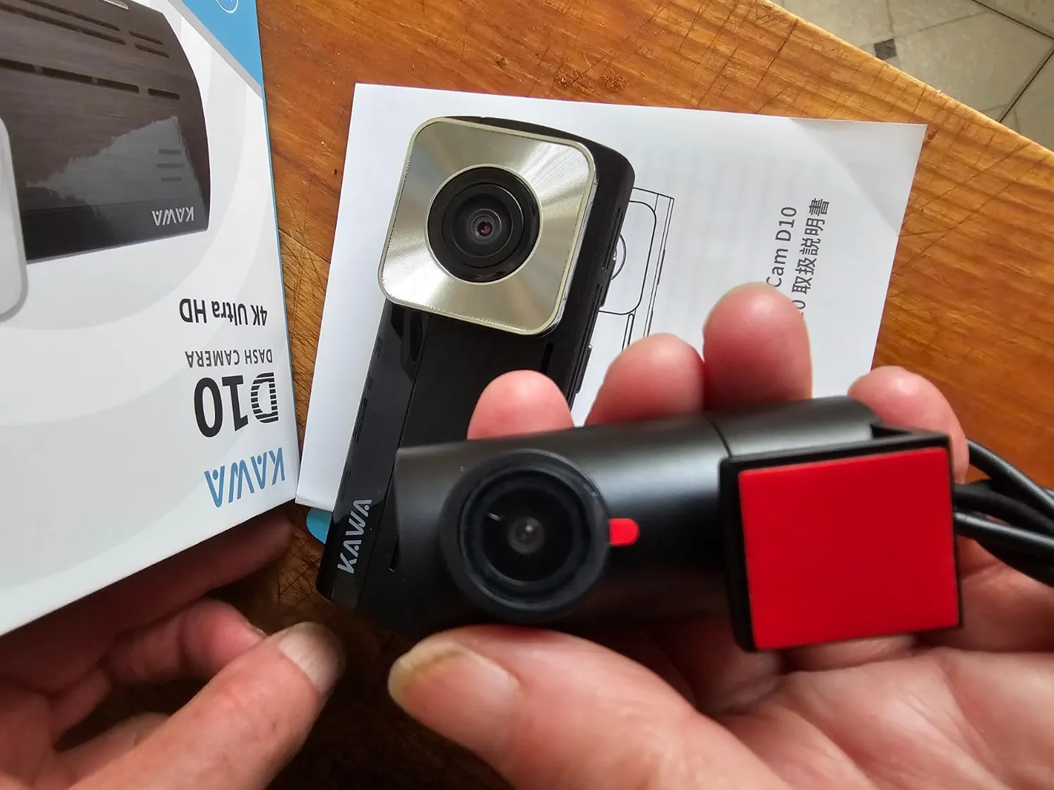 Kawa D7 dash cam auto doppia 4K GPS WiFi 64GB