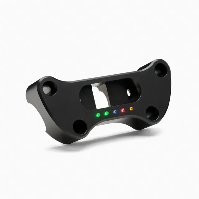 Motogadget motoscope mini morsetto manubrio 1" Harley nero lucido