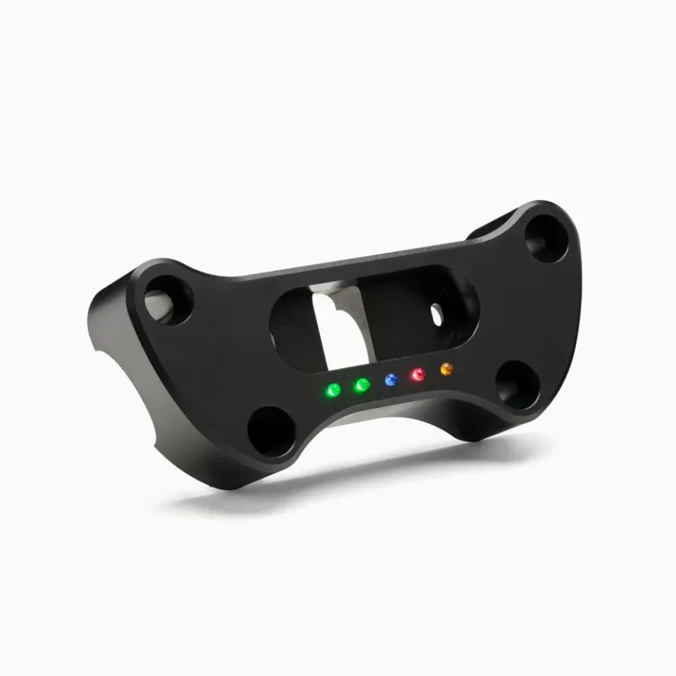Motogadget motoscope mini morsetto manubrio 1" Harley nero lucido