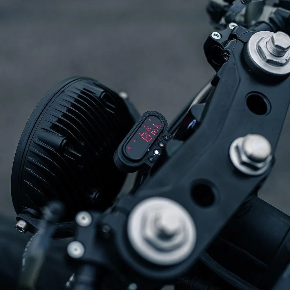 Motogadget motoscope mini cruscotto digitale nero lucido LED