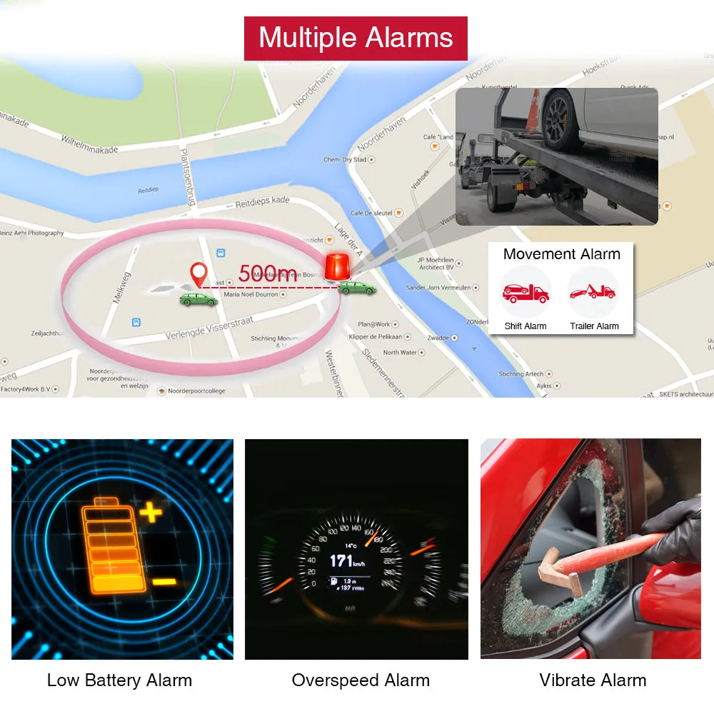 TKSTAR Winnes TK905-4G localizzatore GPS magnetico 5000mAh