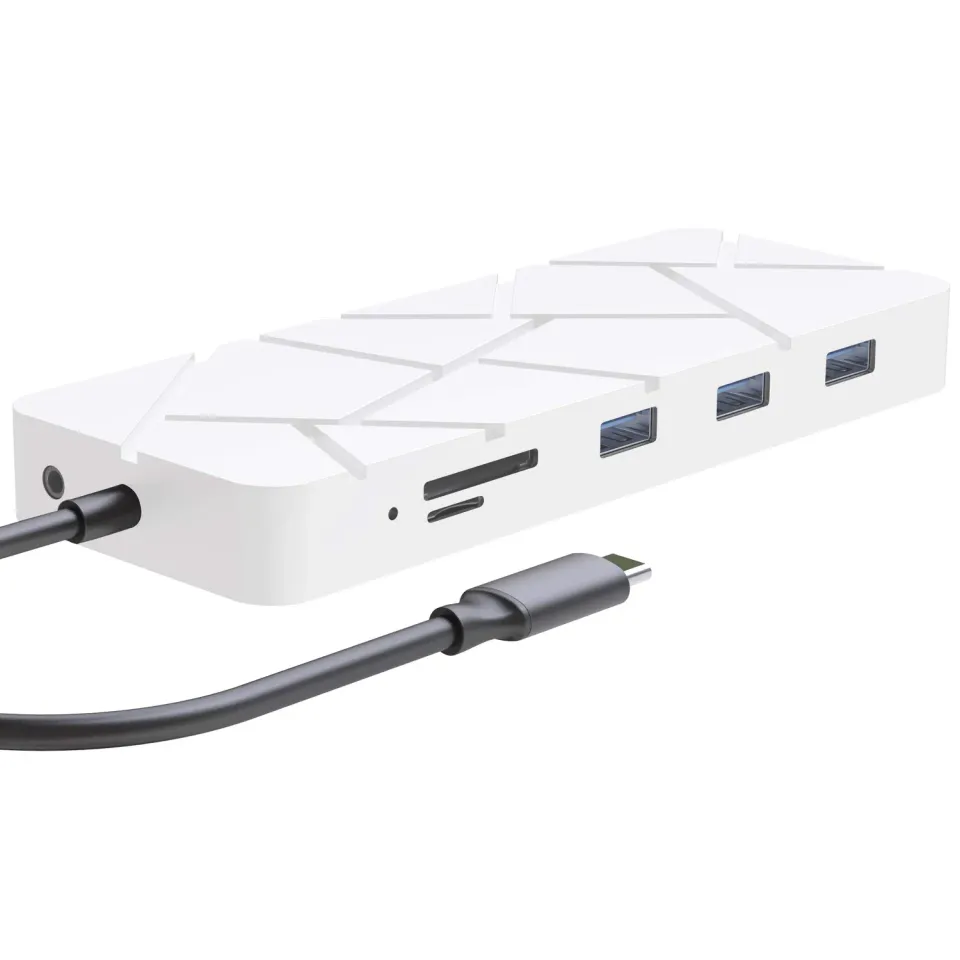 Guanda GD1 Hub USB-C 13 in 1 Argento 4K