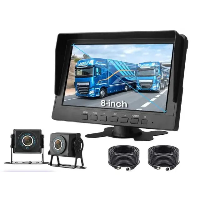 Jansite monitor auto 8 pollici AHD 1080P con night vision