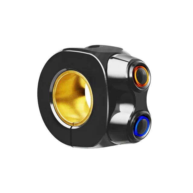 Motogadget mo.switch basic pulsantiera 2 pulsanti nero LED