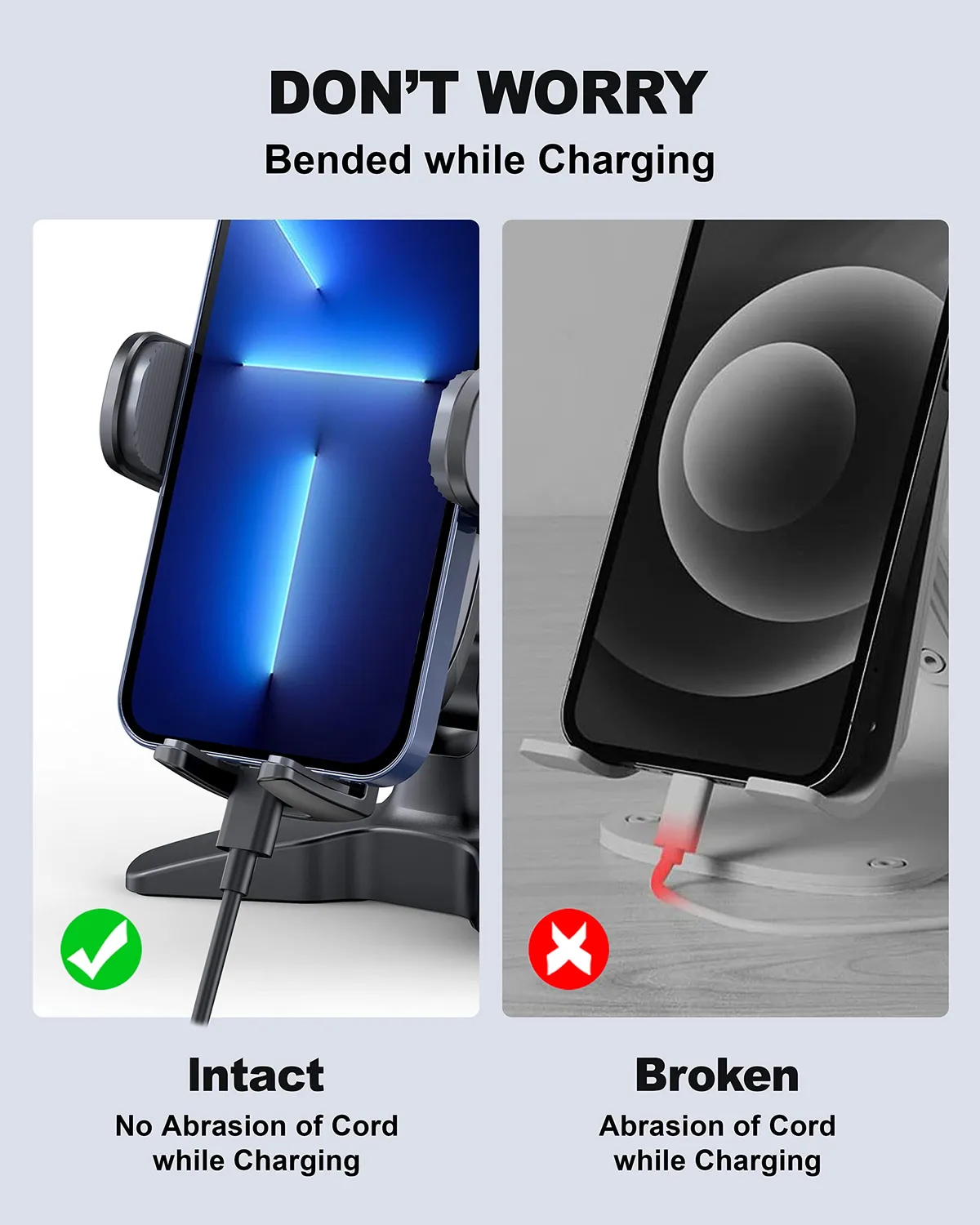 Guanda Dock supporto smartphone scrivania one-touch regolabile