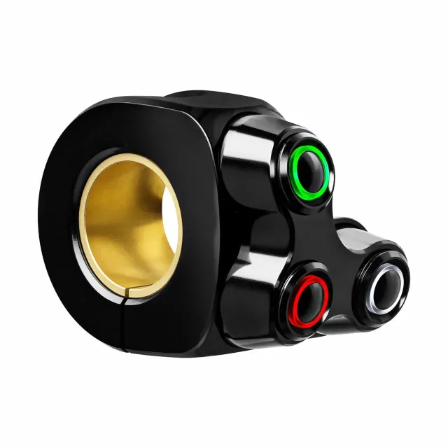 Motogadget mo.switch basic pulsantiera manubrio 3 tasti nero