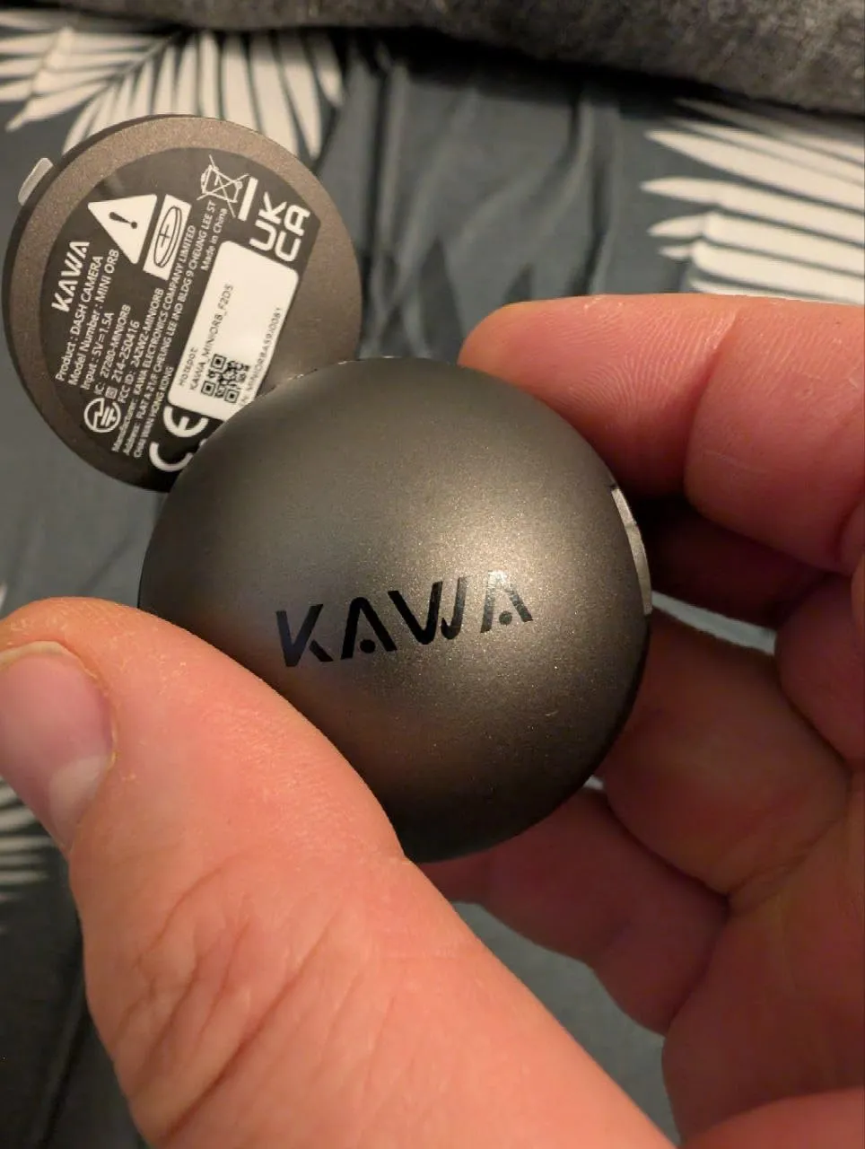 Kawa Orb Dash Cam 2K Sfera Mini Controllo Vocale WiFi