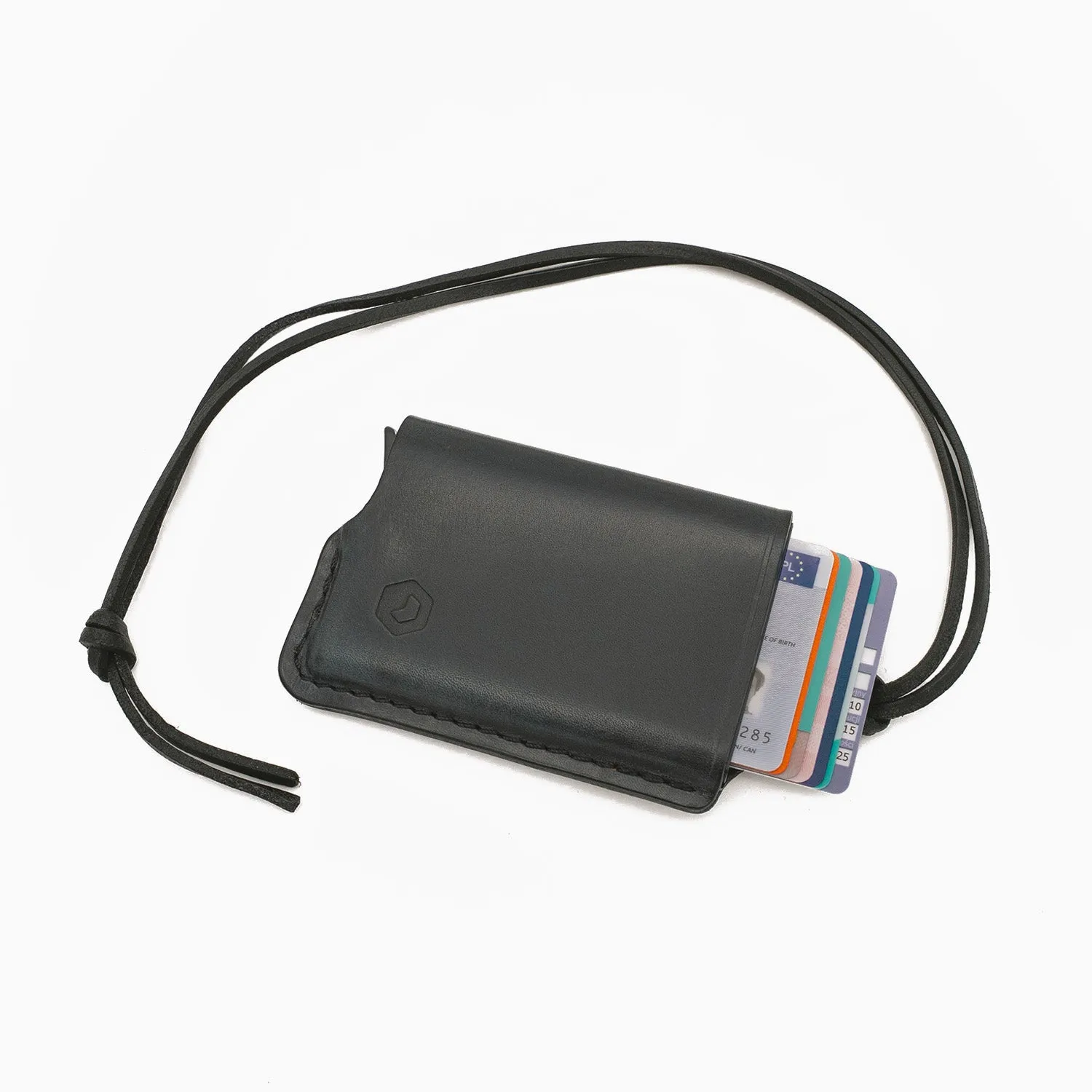 Motogadget mo.card portacarte pelle nero 7 carte RFID