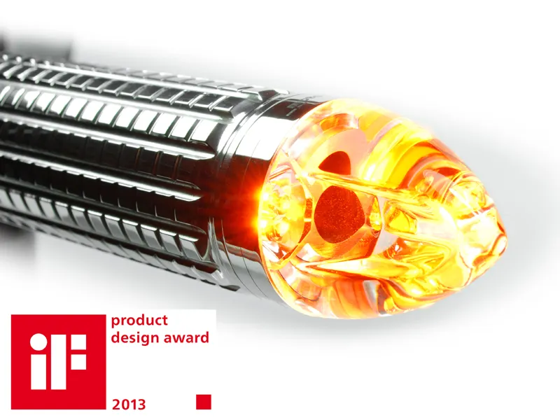 Motogadget mo.blaze freccia manubrio LED nero destra