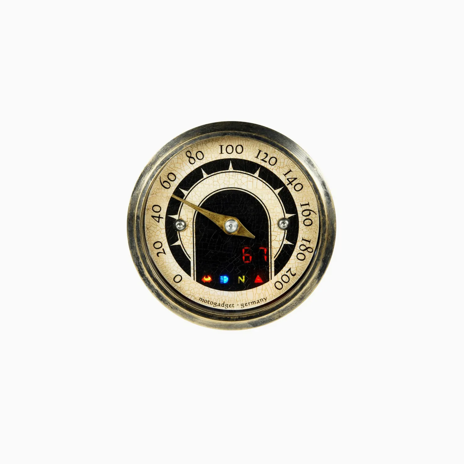 Motogadget motoscope tiny contagiri analogico 49 mm nero