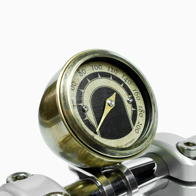 Motogadget Motoscope Tiny Vintage Coppa Ottone 22mm Patinata